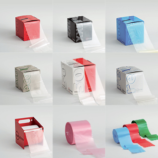sanstrap elastic band variants in various colours and sizes, clearly displayed side by side