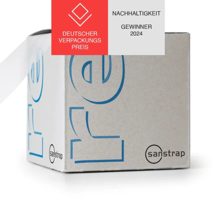 sanstrap RE Dehnband mit 30 % Recyclinganteil zur Palettensicherung